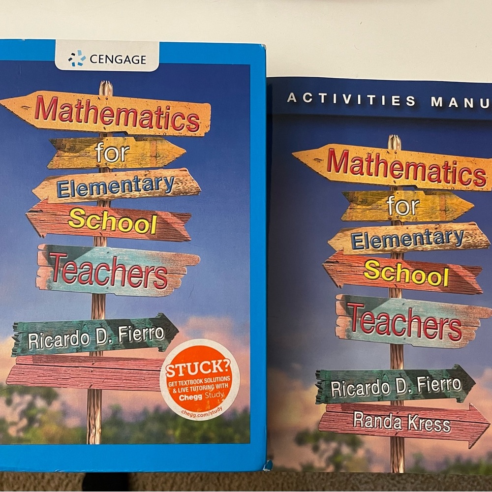 Great condition mathematics for elementary school teachers
